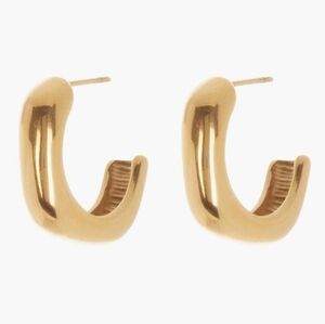 Earrings Nordsdrom Rack Waterproof Soft Square Huggie Hoop -NIP